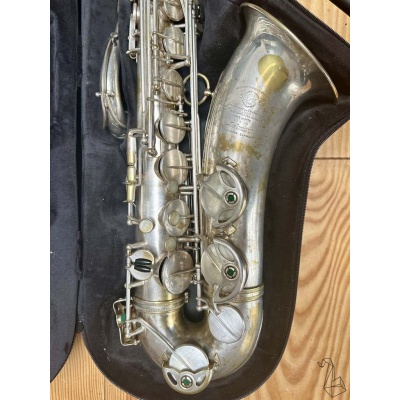 Saxophone Ténor Selmer Super Balanced Action SBA Argenté de 1947 bas