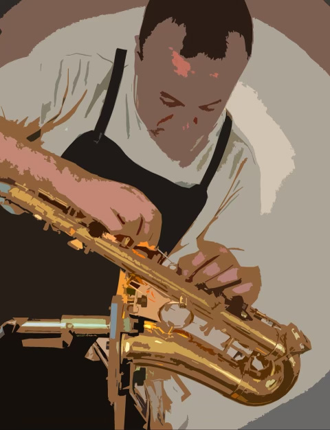 Réparation saxophone Alto à l'atelier Sax Sell and Repair