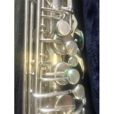 Saxophone Alto Selmer Mark VI Argenté SN82585 Main Gauche