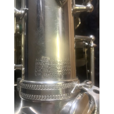 Saxophone Alto Selmer Mark VI Argenté SN82585 Numéro de Série