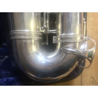 Saxophone Alto Selmer Mark VI Argenté SN82585 Culasse Verso